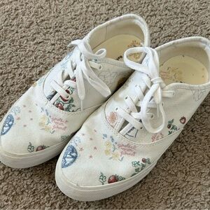 Reformation Women’s Hazel Canvas Doodle sneakers